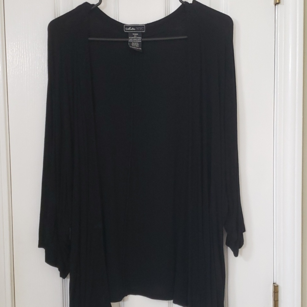 Black cardigan